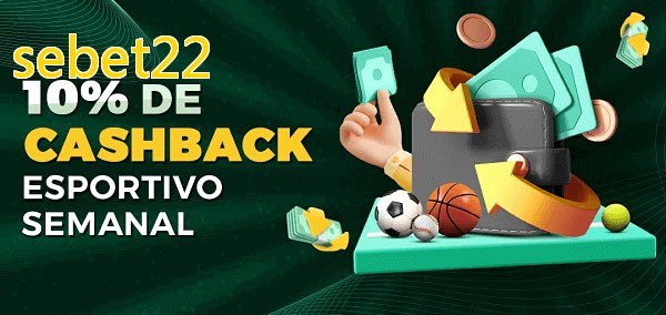 10% de bônus de cashback na sebet22